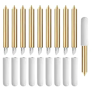 10PCS Premium Fine Point Blade Compatible with Cricut Maker/Maker 3 Cutting Machines, Niantime Replacement Cutting Blades Compatible with Explore