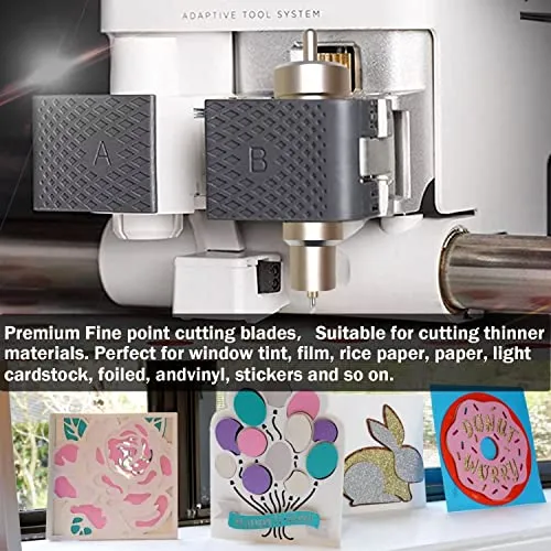 10PCS Premium Fine Point Blade Compatible with Cricut Maker/Maker 3 Cutting Machines, Niantime Replacement Cutting Blades Compatible with Explore