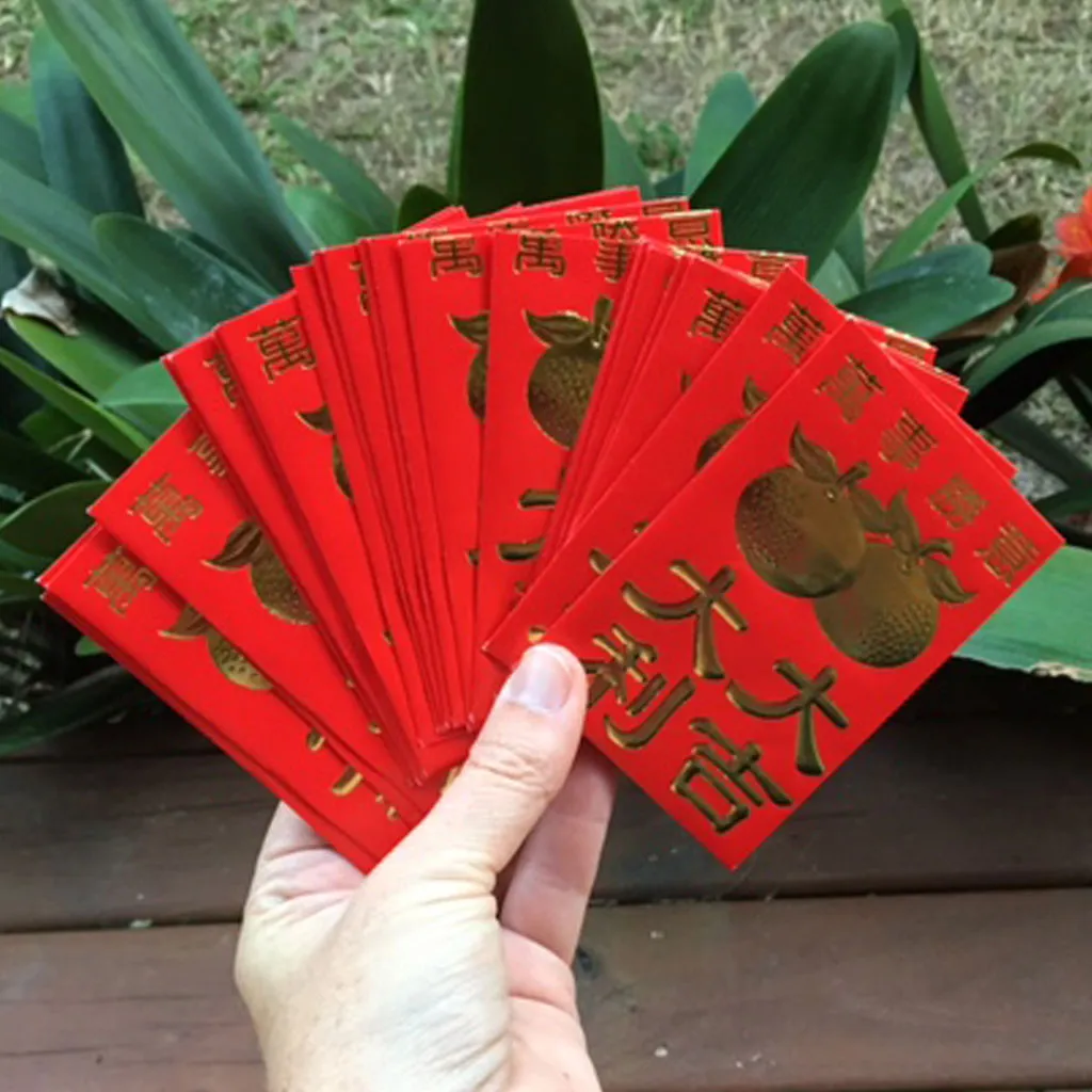 20 pack - small Chinese New Year - Red Money Envelopes