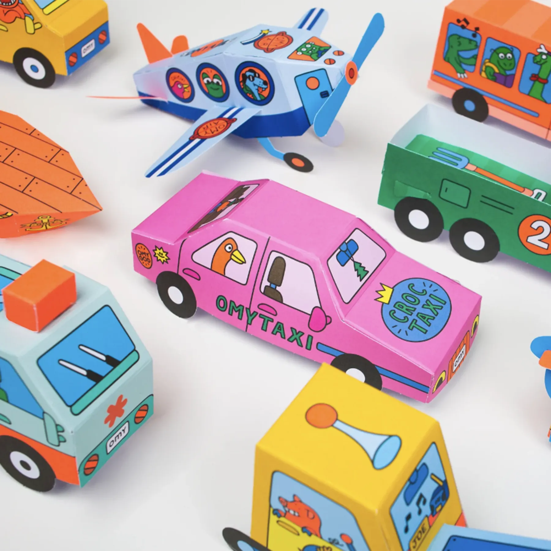 3D Paper Car Kit