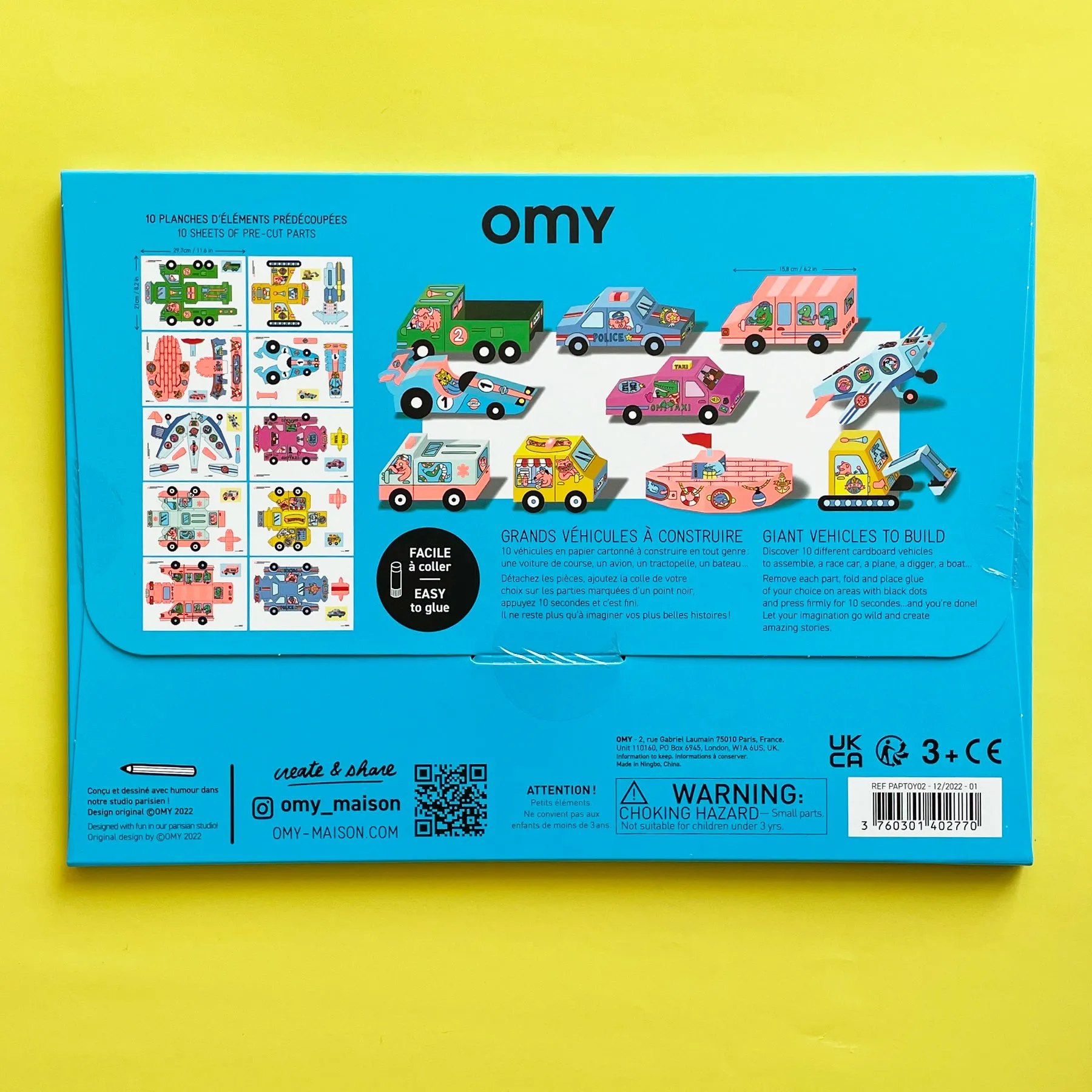 3D Paper Car Kit
