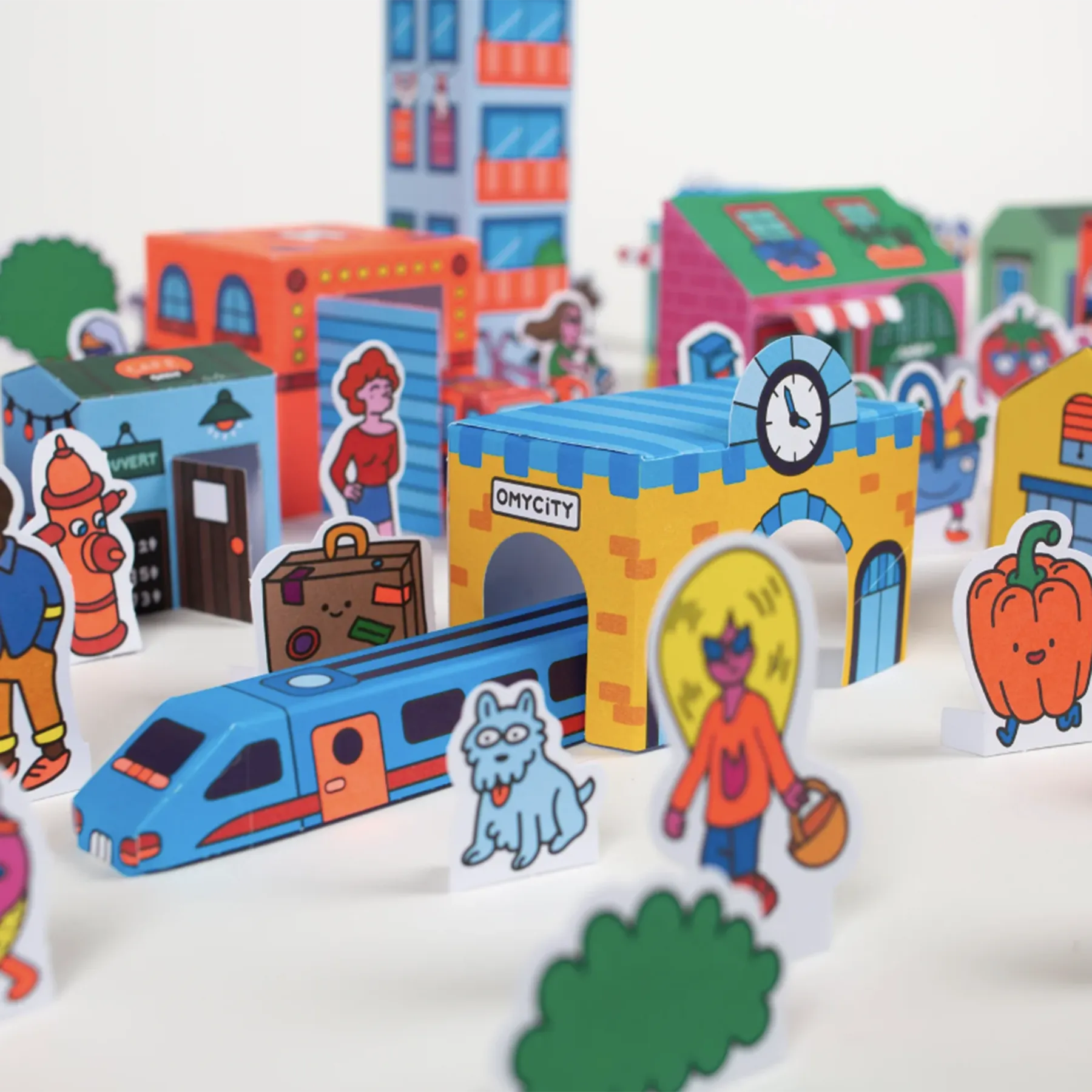 3D Paper City Kit