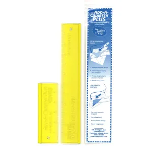 Add A Quarter Plus Rulers