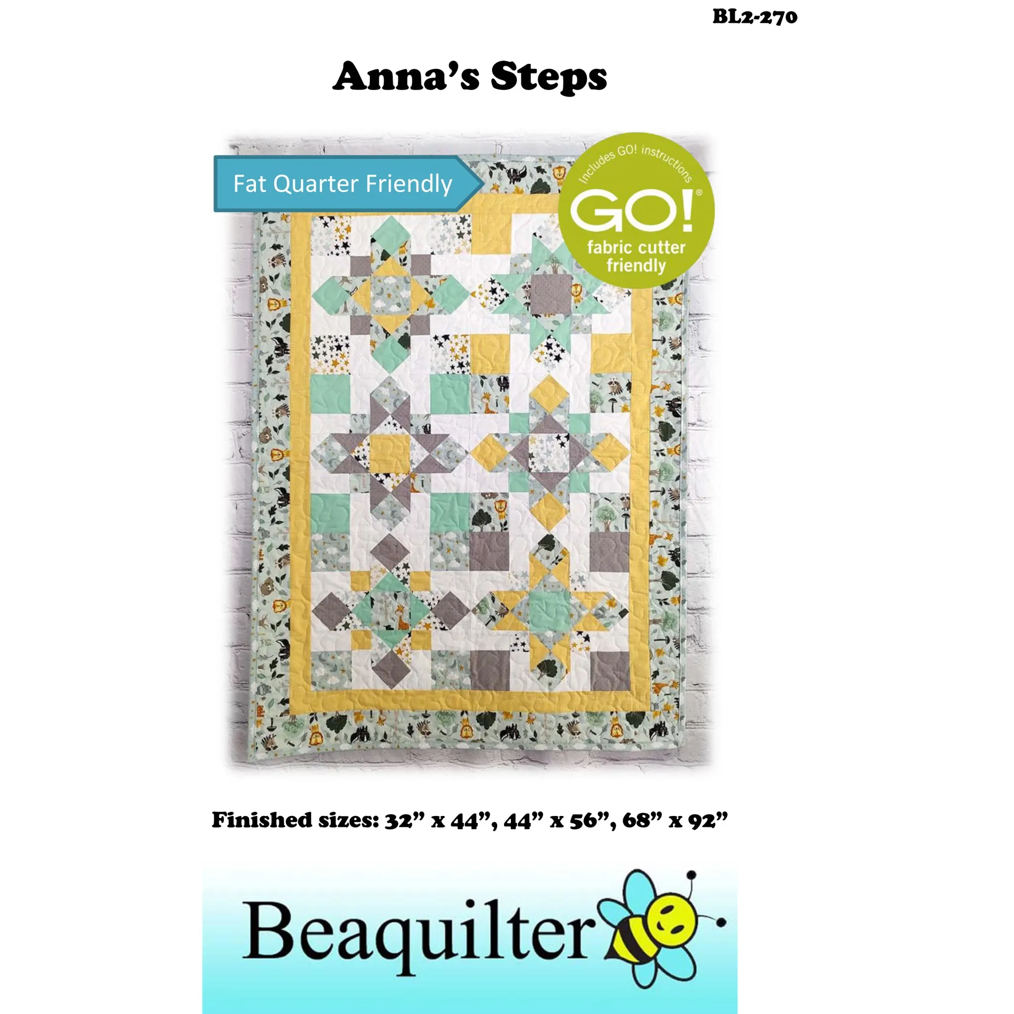 Anna's Steps Quilt Pattern BL2-270 - Paper Pattern