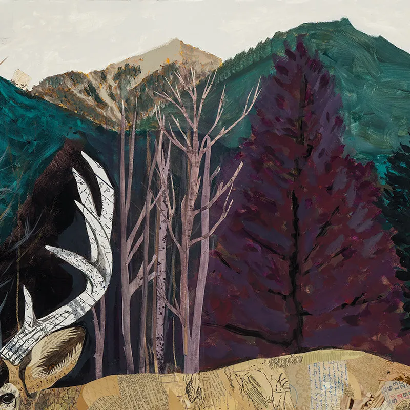 ANTERO SHADOWS original paper collage