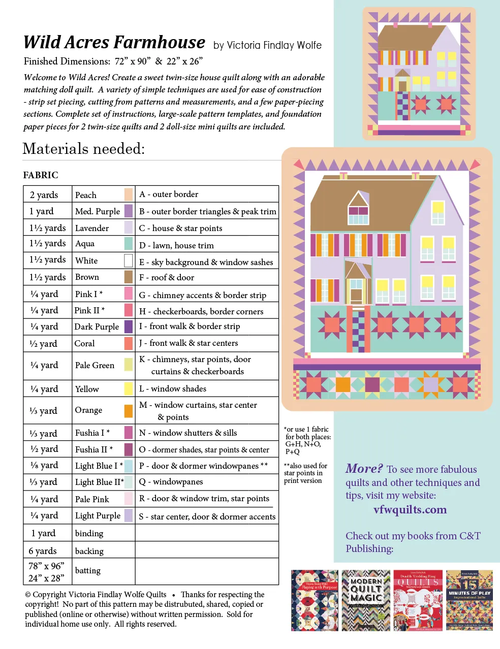 *Bestsellers* Wild Acres Farmhouse Pattern