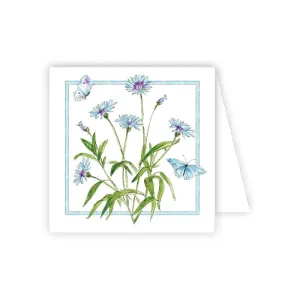 Blue Cornflower Enclosure Card