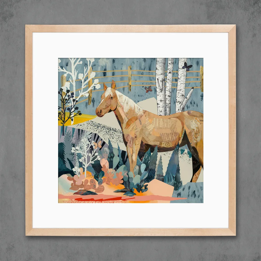 BLUE MELODIES II limited edition paper print
