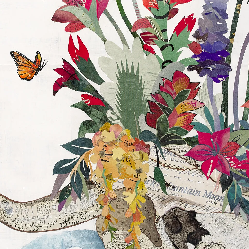 CANYON BOUQUET original paper collage