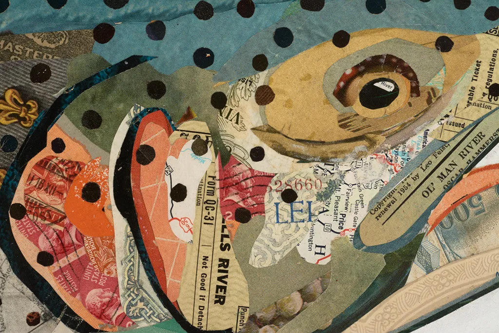 CANYON CADIDIS HATCH original paper collage