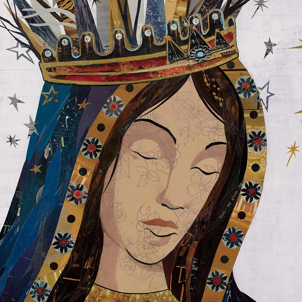 CELESTIAL QUEEN original paper collage