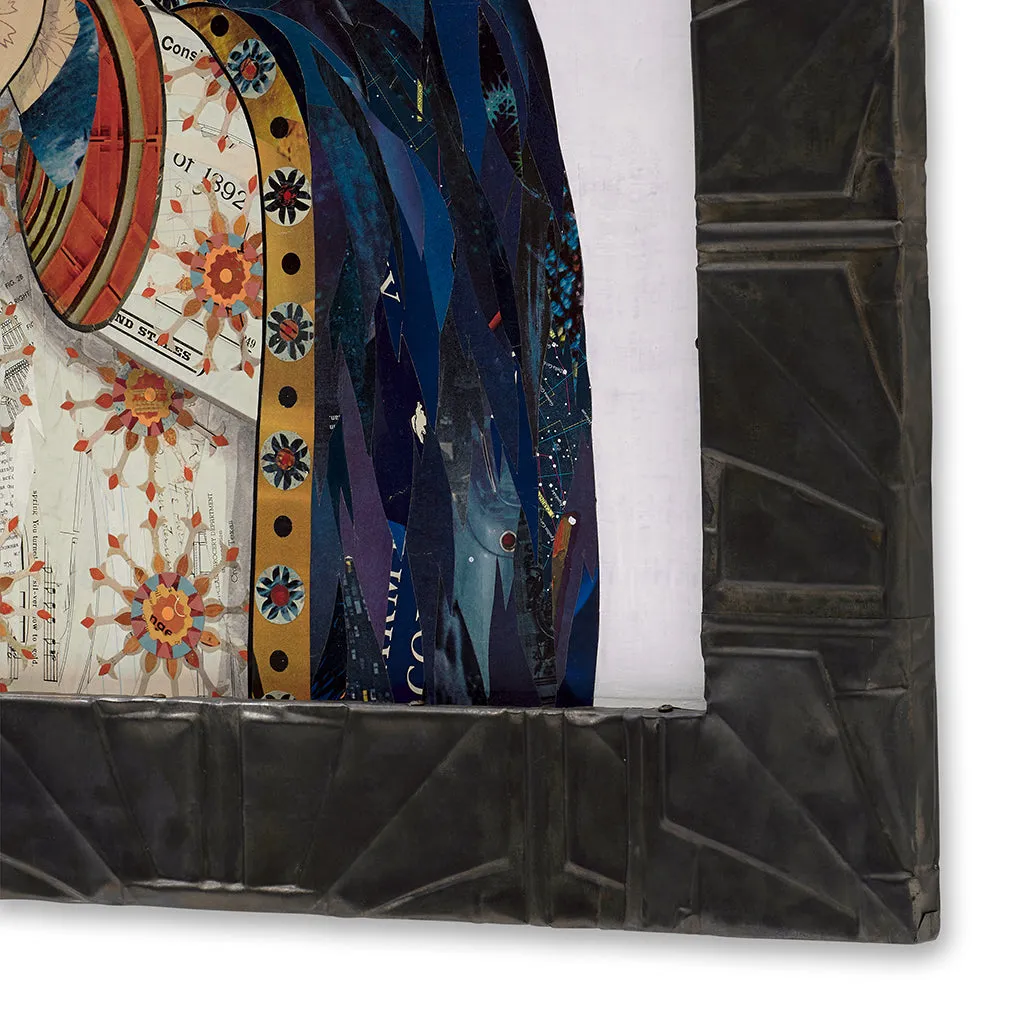CELESTIAL QUEEN original paper collage