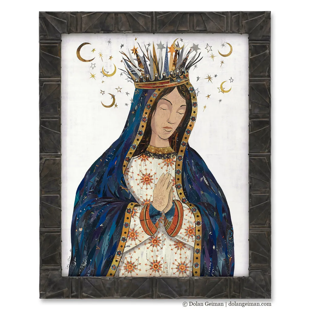 CELESTIAL QUEEN original paper collage