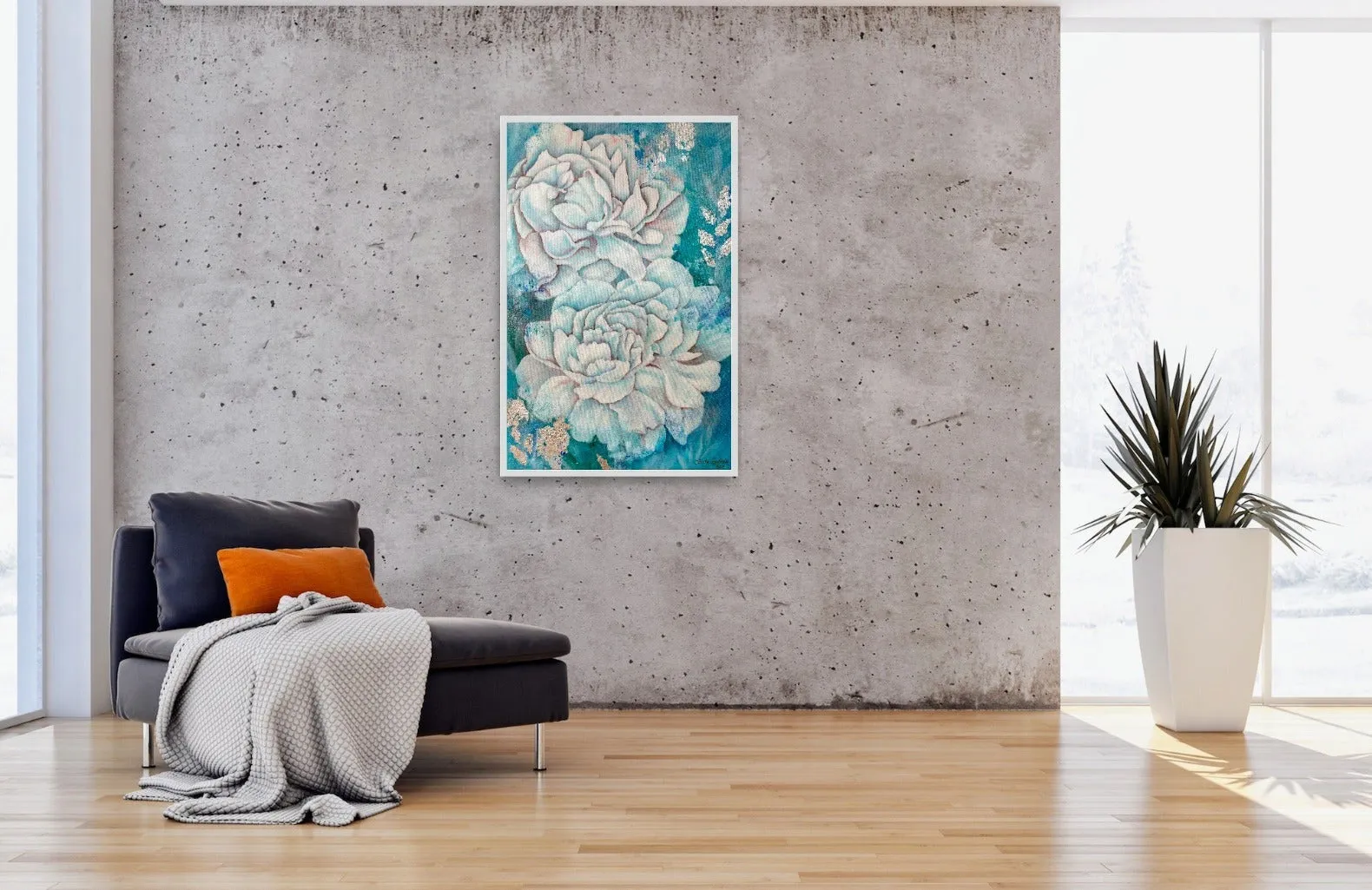 Cielo Azul Fine Art Giclee Print by Smita Sonthalia