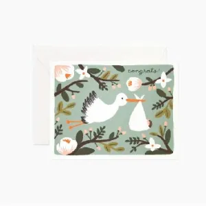 Congrats Stork Card