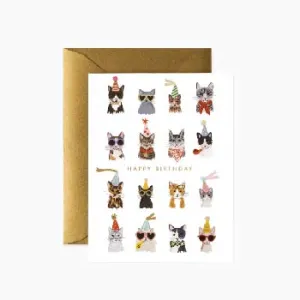 Cool Cats Birthday Card