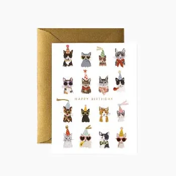 Cool Cats Birthday Card