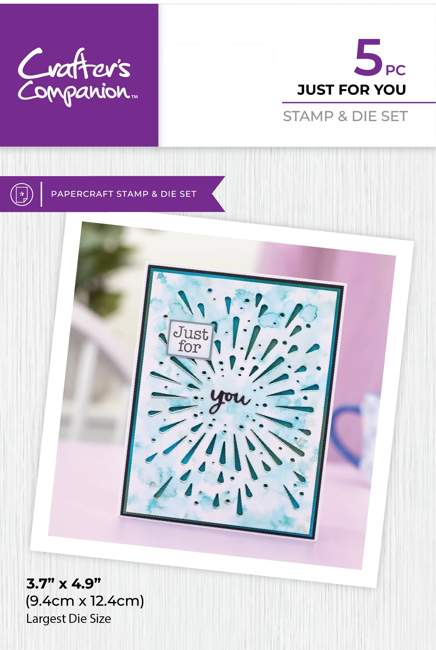 Crafter's Companion Stamp & Die - Just For You
