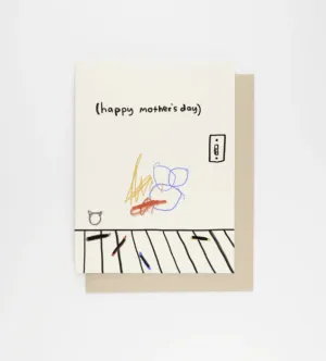 Crayons Happy Mother's Day Notecard