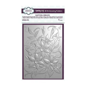Creative Expressions 3D Embossing Folder 5"x 7" - Daffodil Dreams