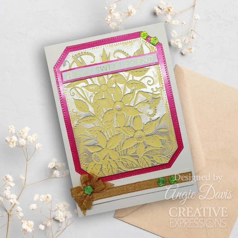 Creative Expressions 3D Embossing Folder 5"x 7" - Daffodil Dreams