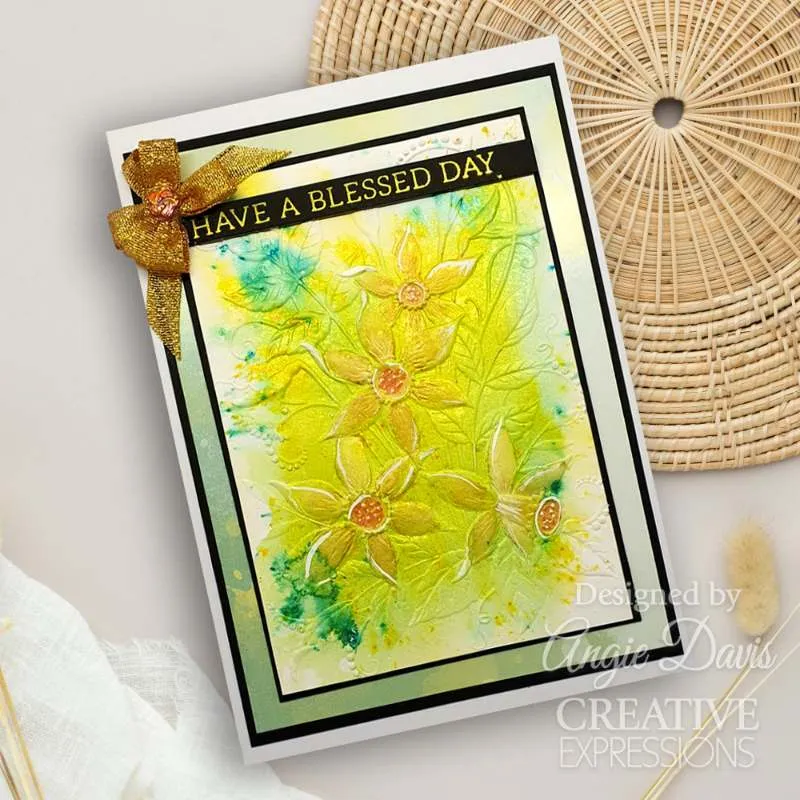 Creative Expressions 3D Embossing Folder 5"x 7" - Daffodil Dreams
