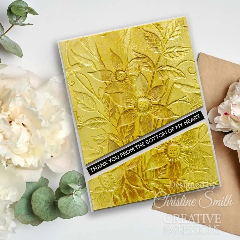 Creative Expressions 3D Embossing Folder 5"x 7" - Daffodil Dreams