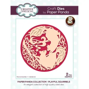 Creative Expressions Craft Dies By Paper Panda - Playful Squirrels*