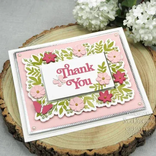 Creative Expressions Craft Dies By Sue Wilson - Frames & Tags Collection - Leafy Rectangle*
