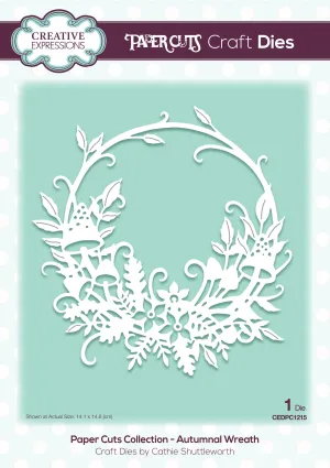 Creative Expressions Paper Cuts Autumnal Wreath Craft Die