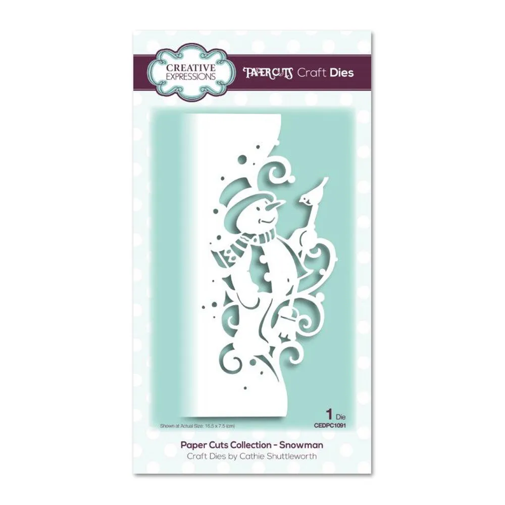 Creative Expressions - Paper Cuts Collection - Snowman Craft Die*