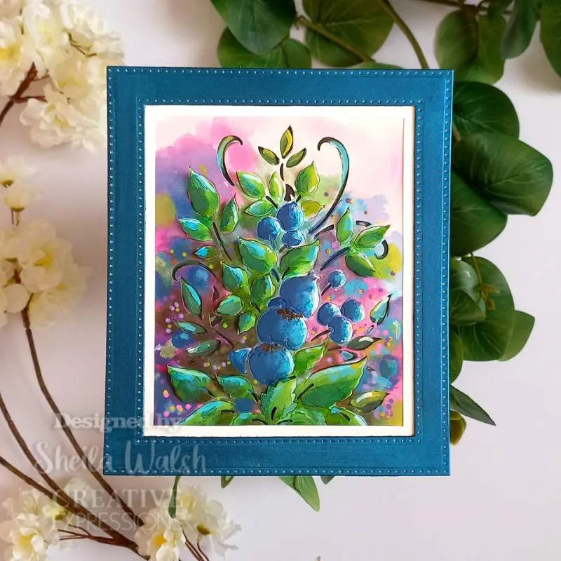 Creative Expressions Paper Cuts Cut & Lift Craft Die - Blueberry Bliss*