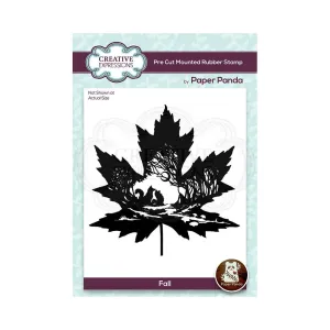 Creative Expressions Pre Cut Rubber Stamp By Paper Panda - Fall*