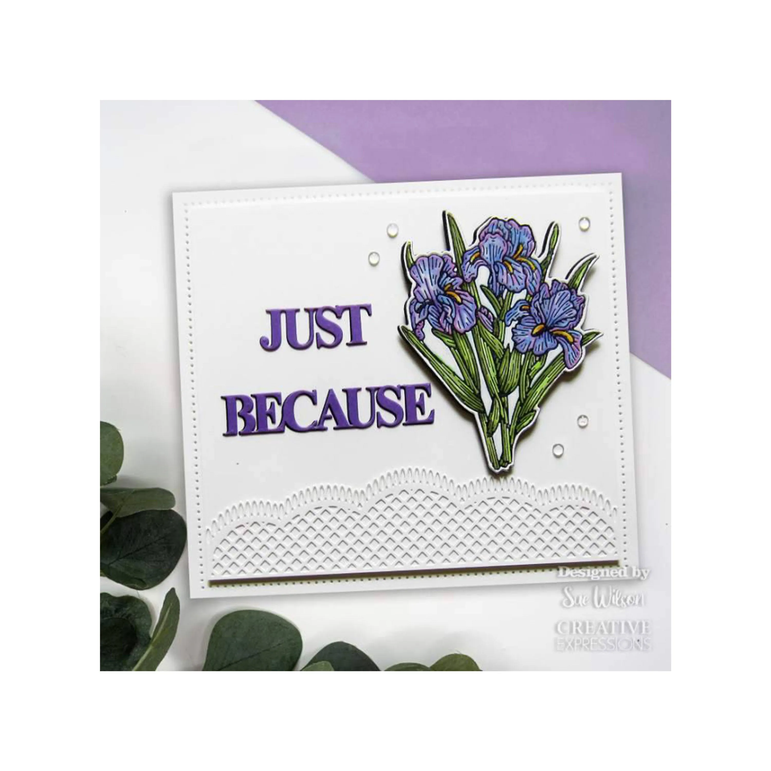Creative Expressions StampCut Craft Die By Sue Wilson - Iris*