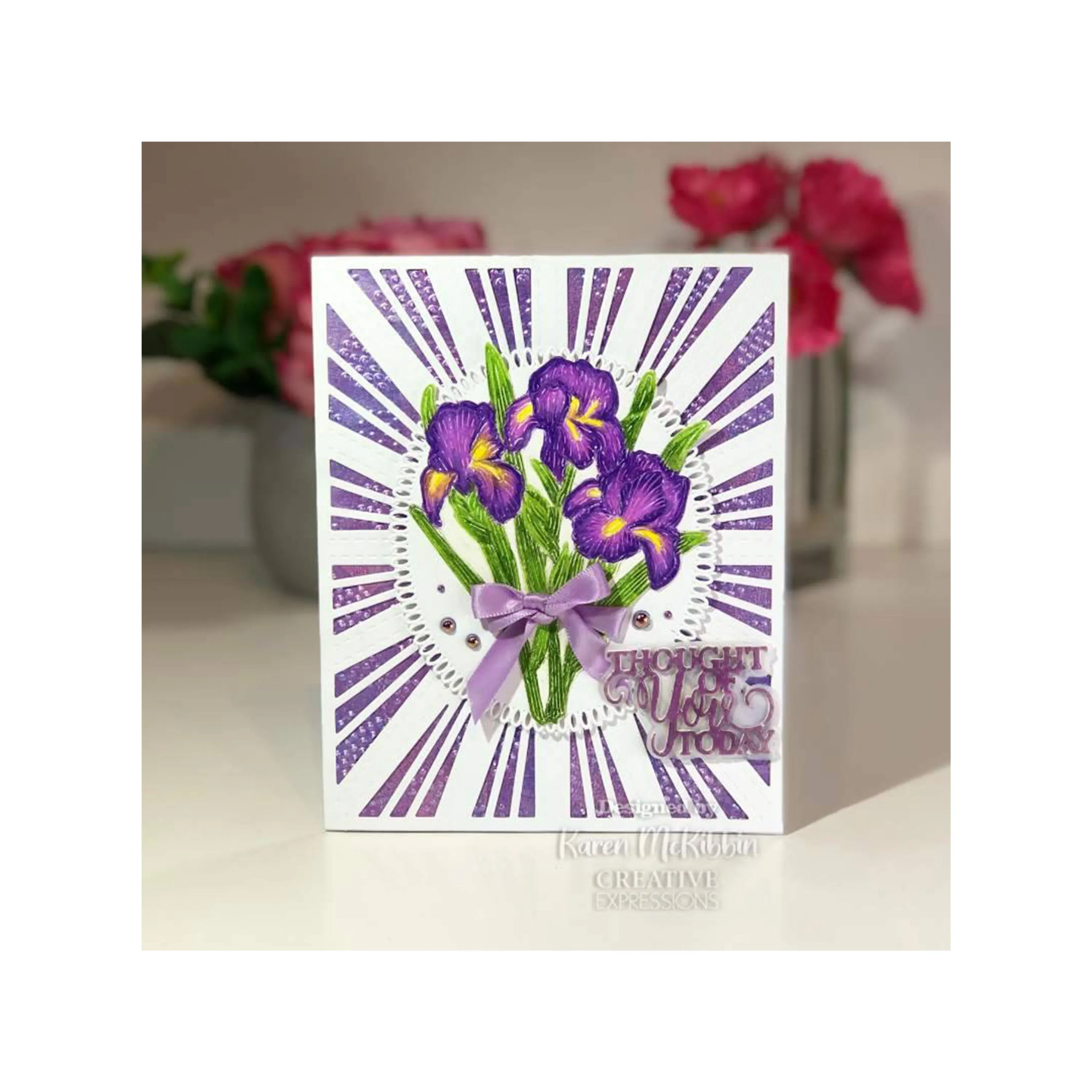 Creative Expressions StampCut Craft Die By Sue Wilson - Iris*