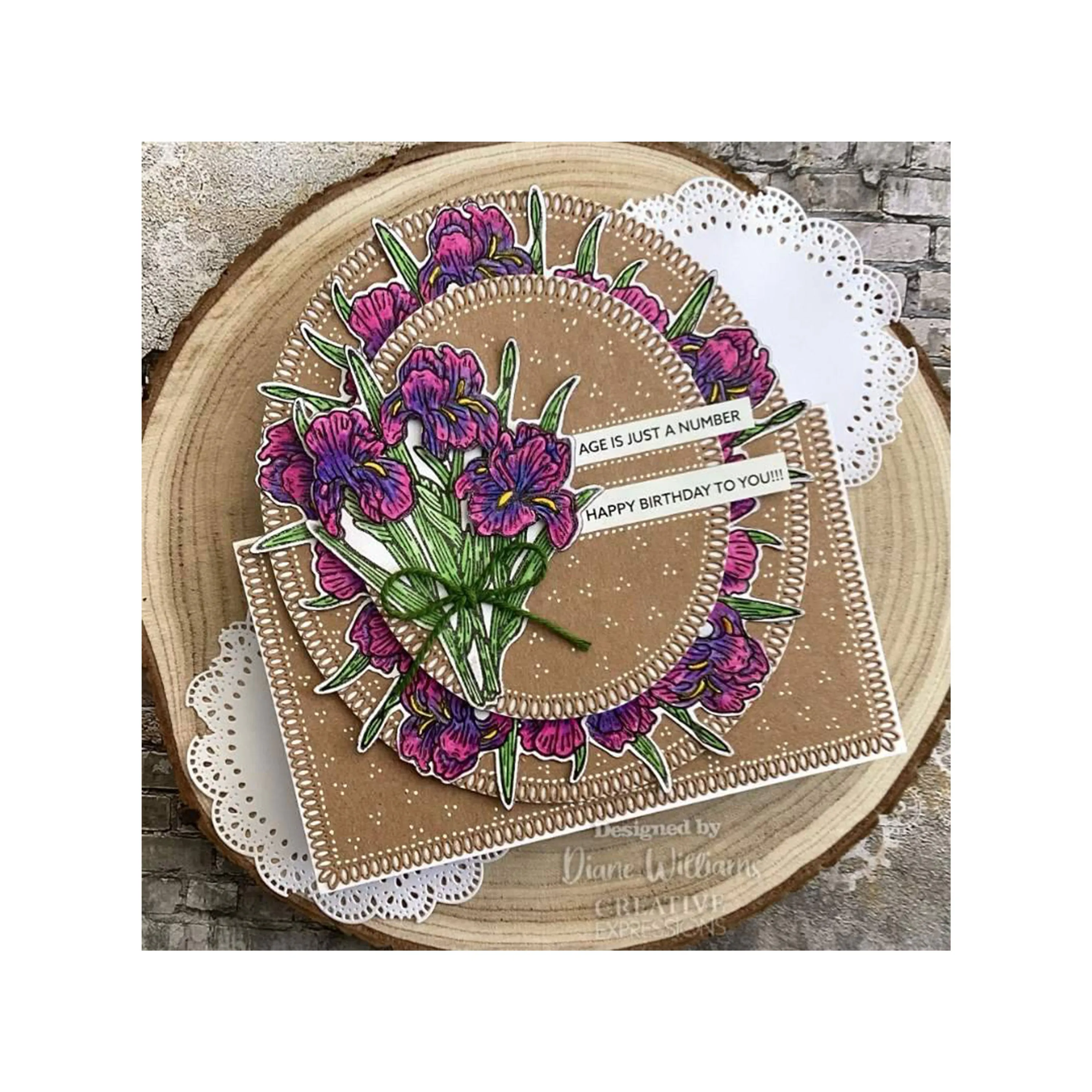 Creative Expressions StampCut Craft Die By Sue Wilson - Iris*