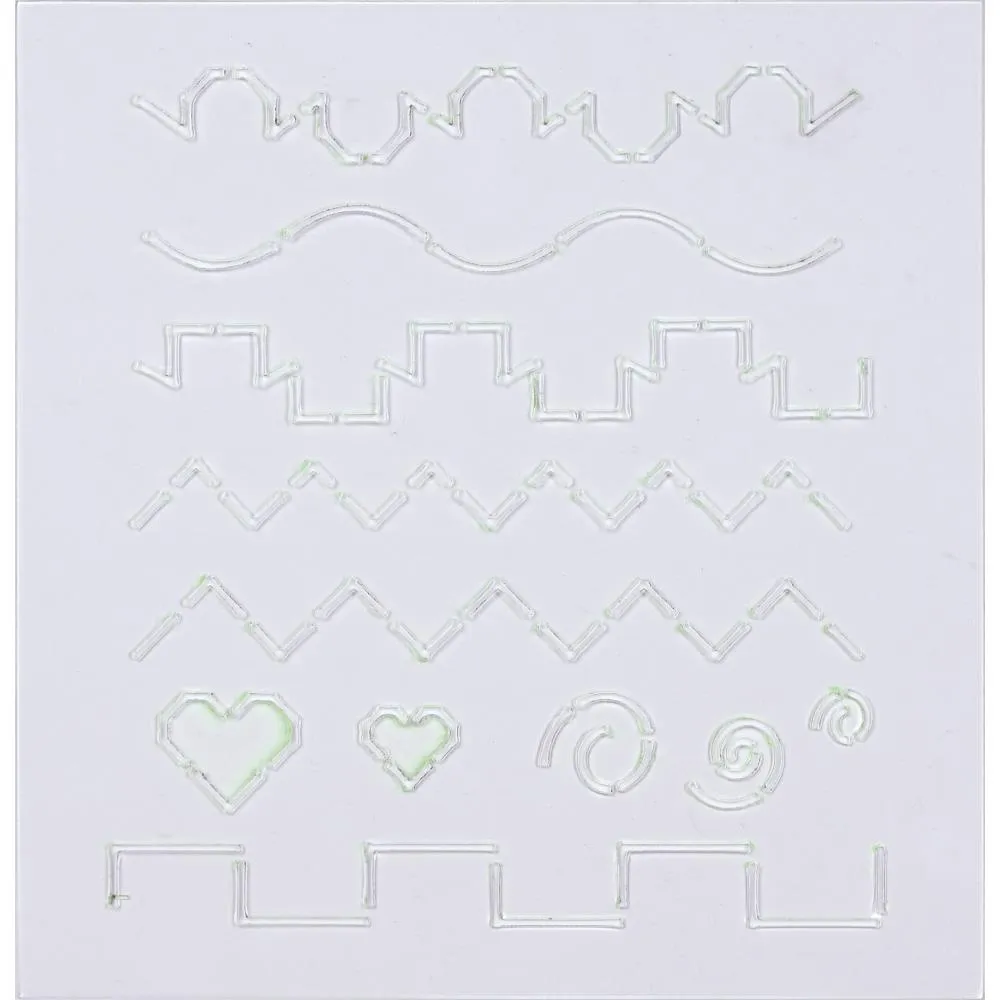 Creative Impressions Embroidery Shape Template Set 5 pack