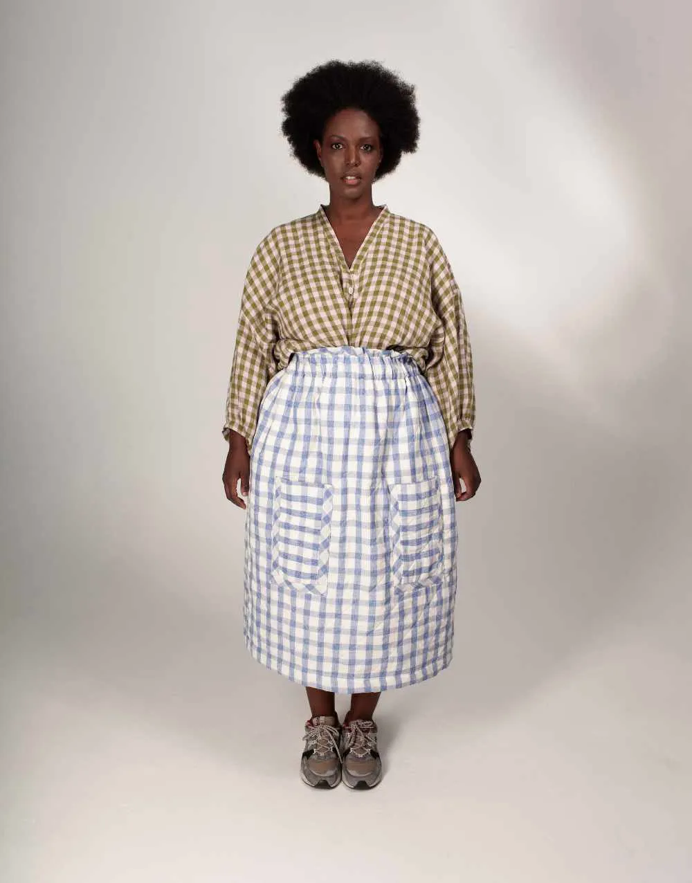 Cropped Shirt Zero Waste Sewing Pattern PDF, Birgitta Helmersson