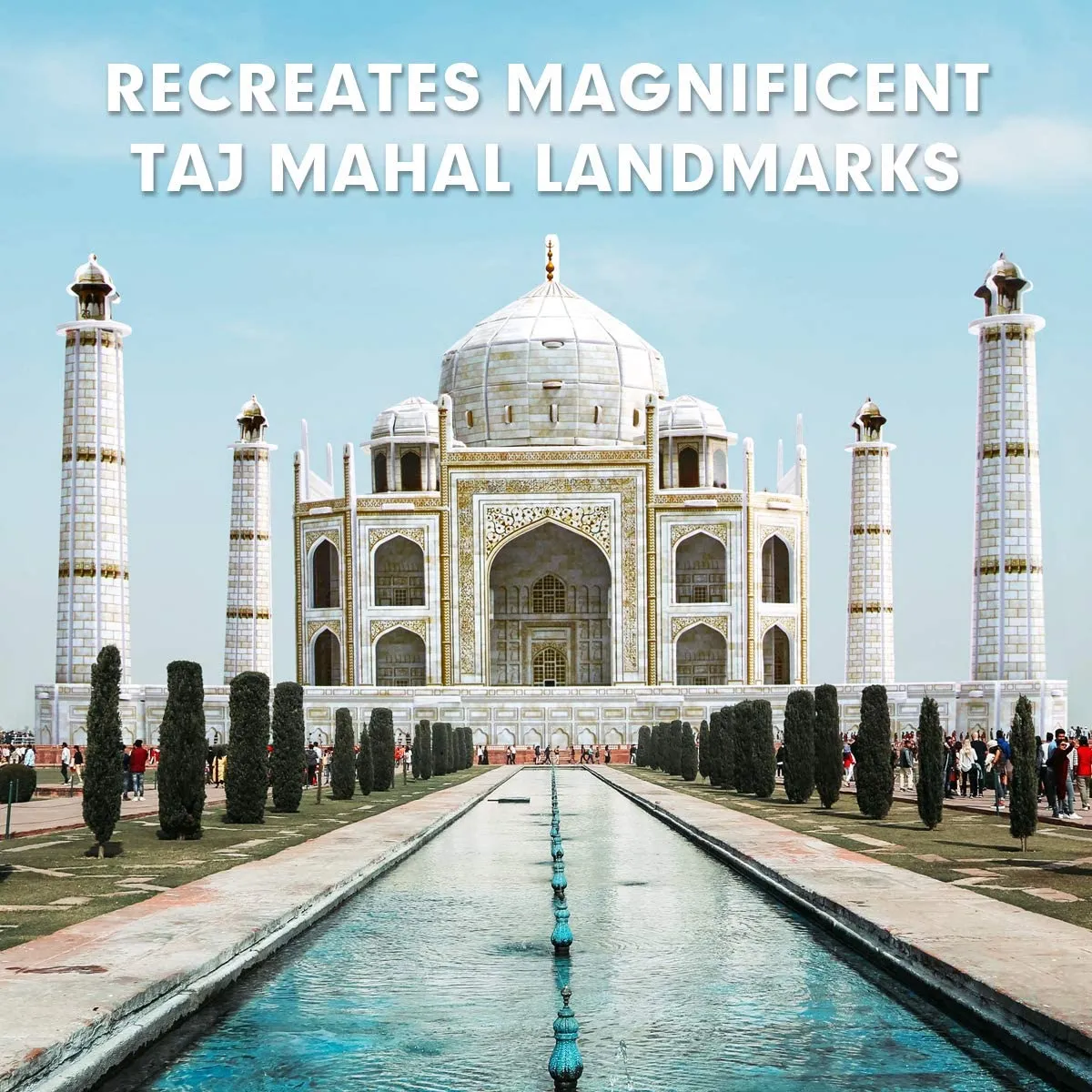 Cubicfun® 3D Puzzle Taj Mahal India