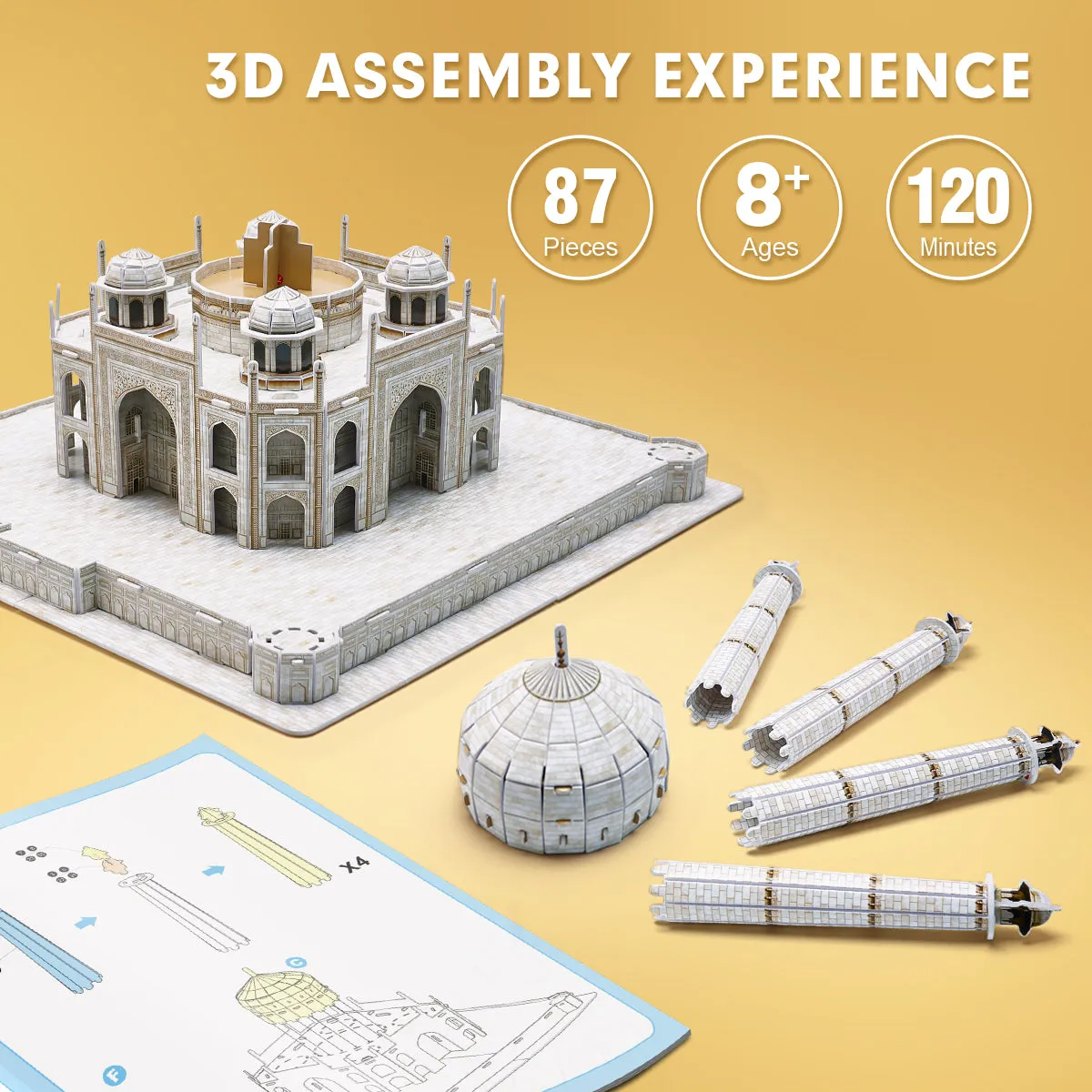 Cubicfun® 3D Puzzle Taj Mahal India