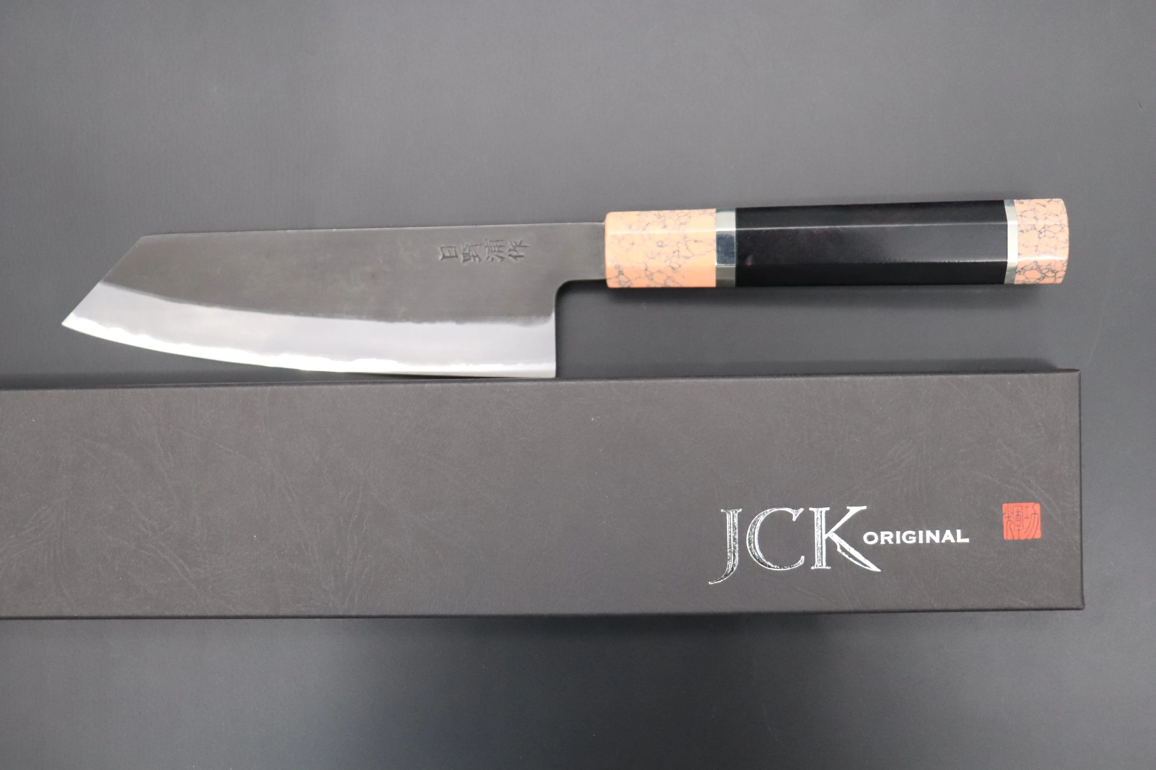 Custom Limited Edition, Hinoura White Steel No.1 Kurouchi Series HS1-8SP2 Bunka 165mm (6.4 Inch)