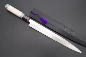 Custom Limited Edition, Sukenari Honyaki SG-II Series HSG-4 Yanagiba 270mm (10.6 Inch, Single Bevel Edge)