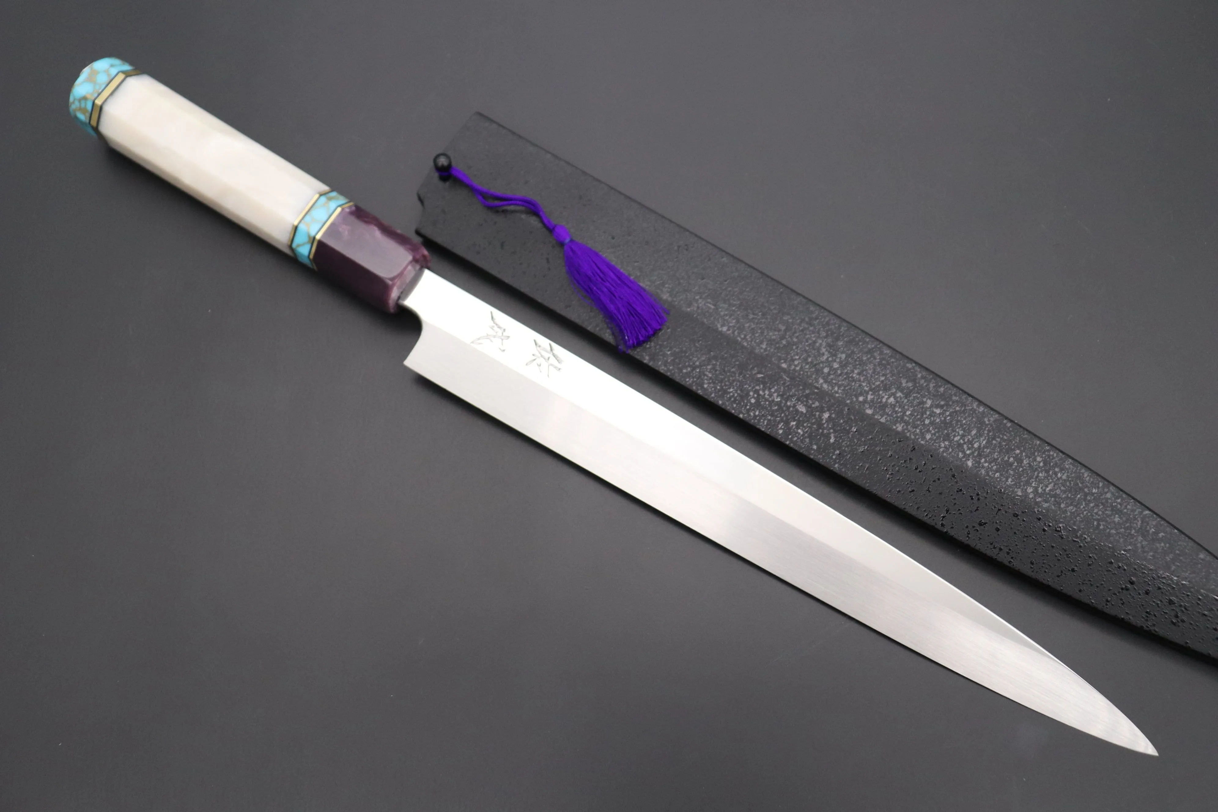 Custom Limited Edition, Sukenari Honyaki SG-II Series HSG-4 Yanagiba 270mm (10.6 Inch, Single Bevel Edge)