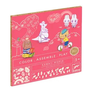 Djeco - Colour Assemble Play kit - Kawaii World