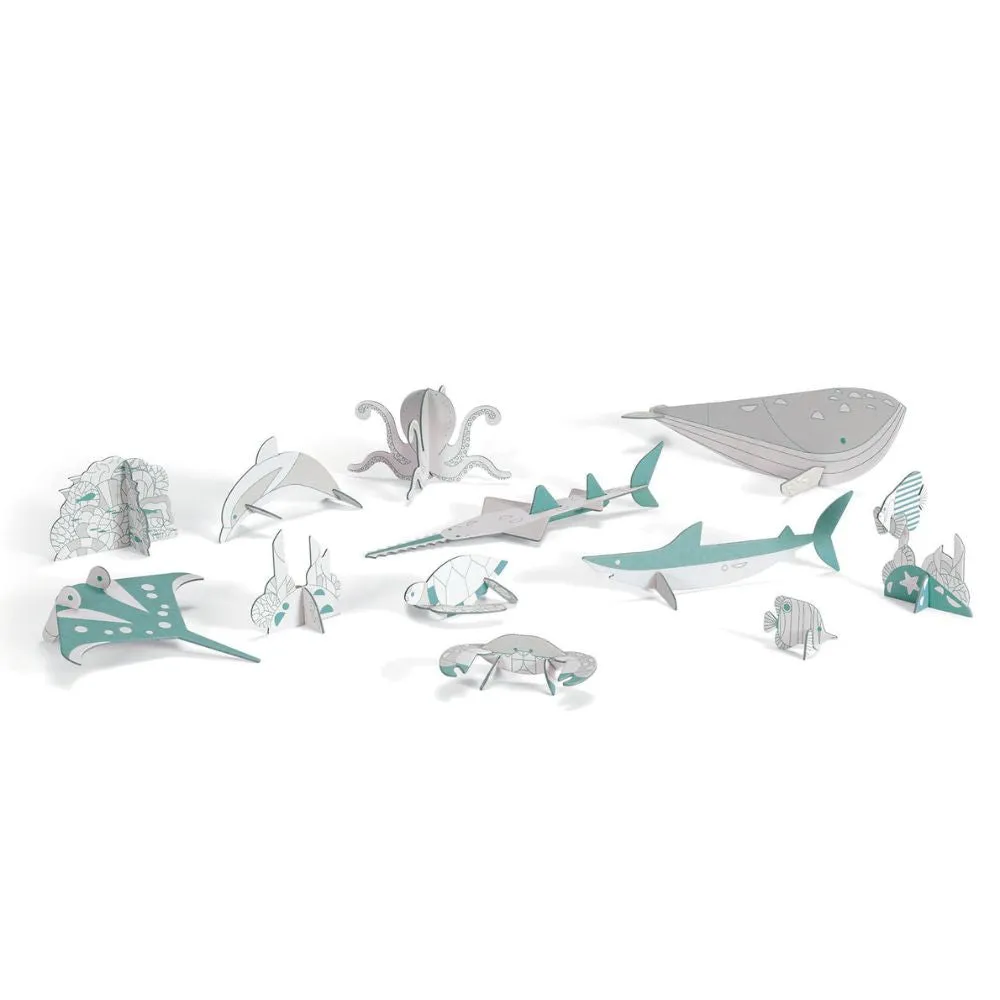 Djeco Colour Assemble Play- Sea Life