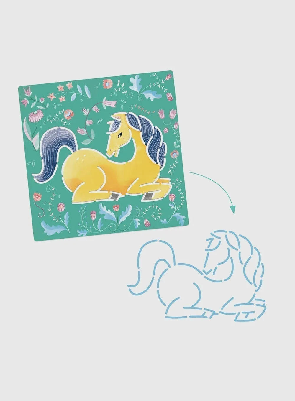 Djeco Horse Stencils