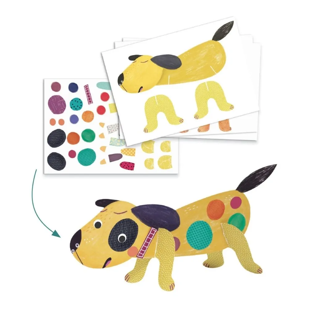 Djeco Multi Activity Kit Animal Houses - Craft Gifts For Kids