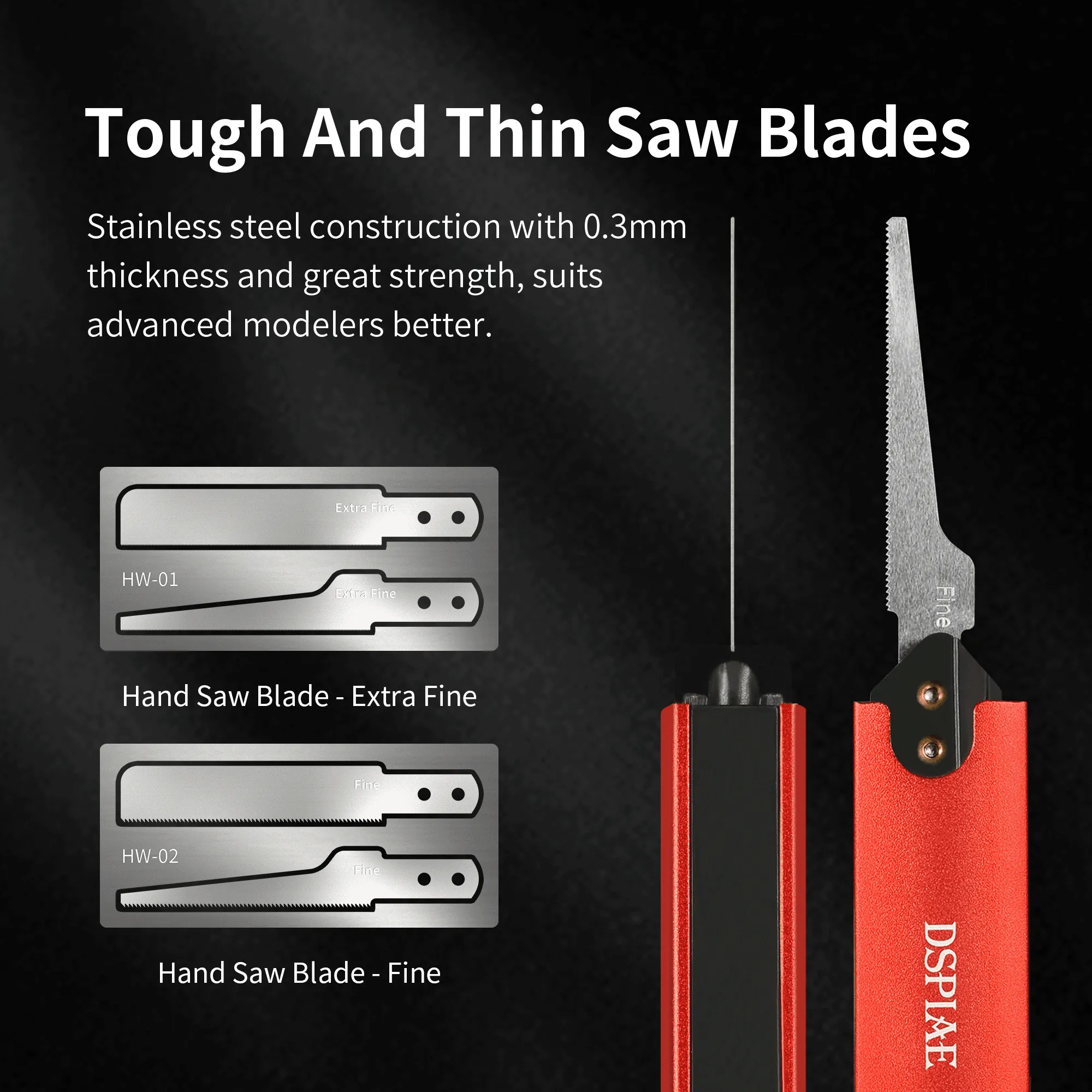 DSPIAE Aluminum Alloy Hand Saw AT-HW