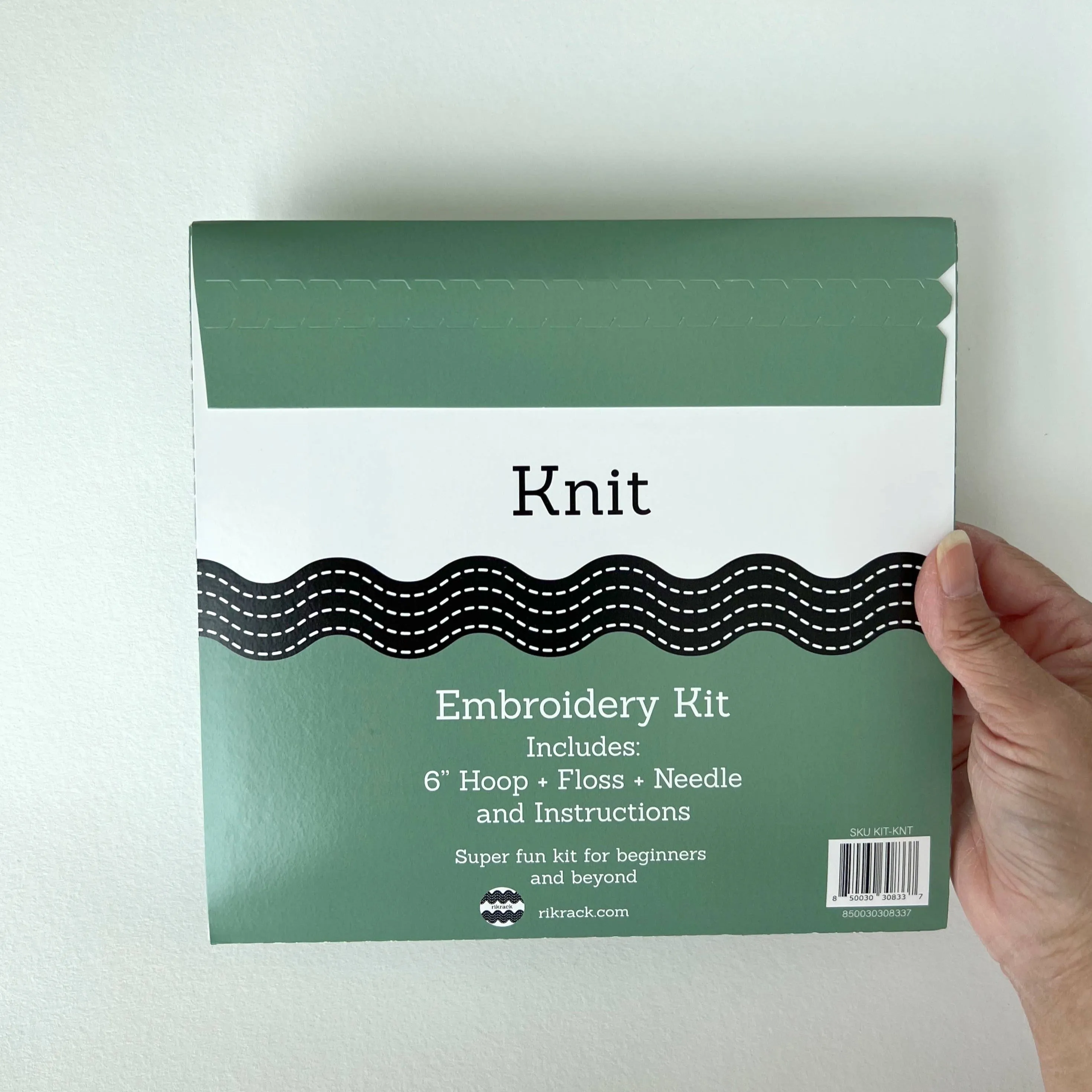 Embroidery Kit by Rikrack - Knitting Hands