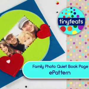 ePattern - Family Photo Quiet Book Page Sewing Pattern
